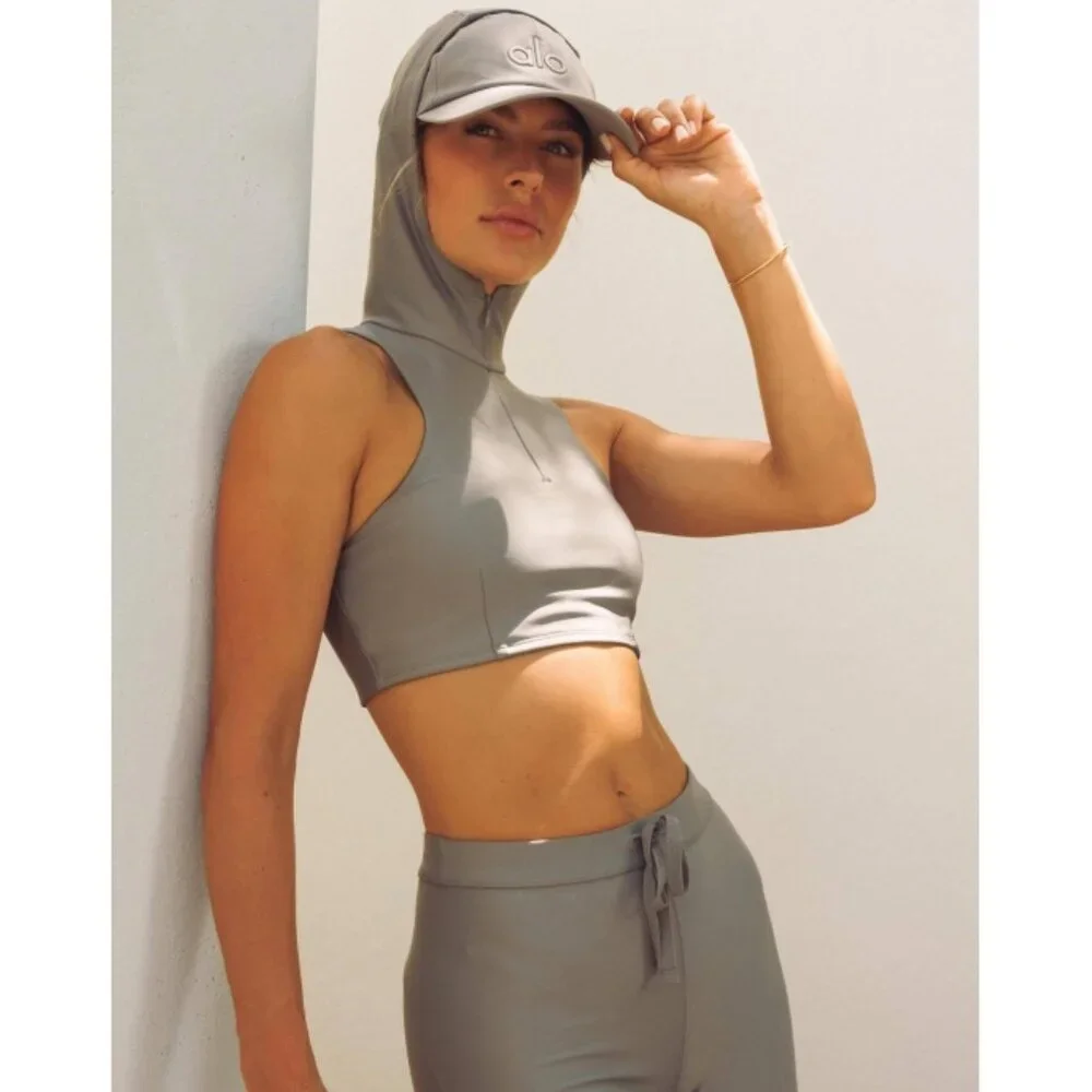 Alo Airlift High-Waist Light Speed Legging Lunar Grey Hi-Rise Tights Skinny Pant